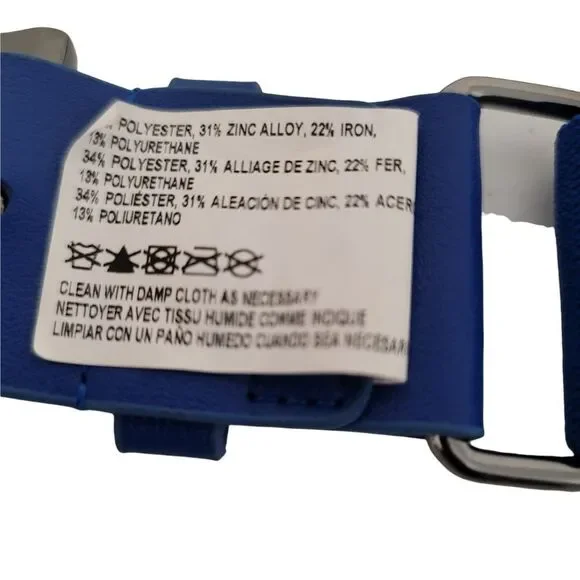 Nike Blue Logo Stretch Belt - Picture 3 of 4